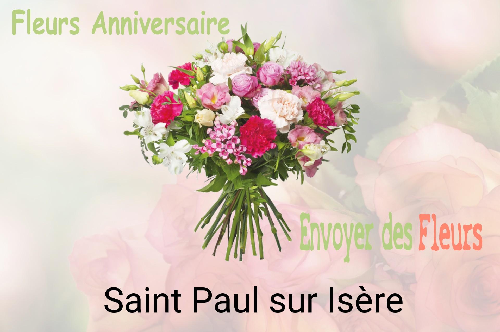 Bouquet de fleurs d’anniversaire livré à Saint-Paul-sur-Isère